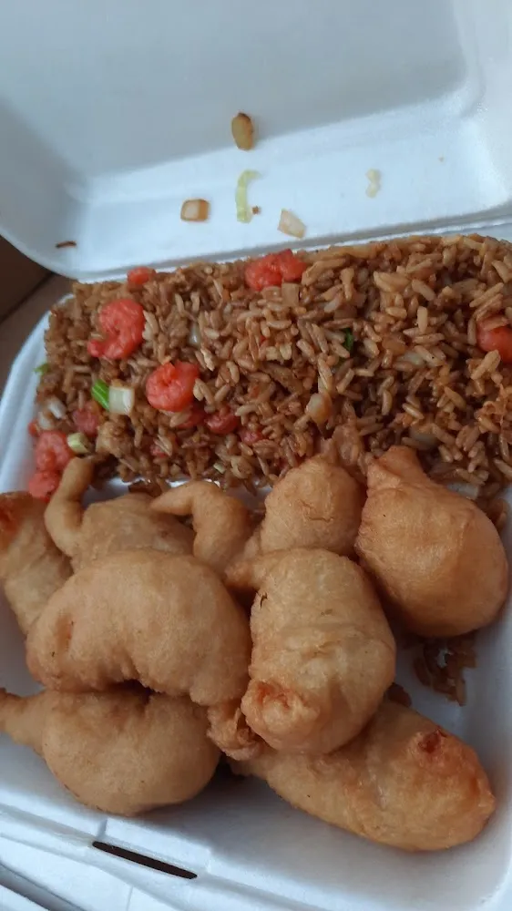 Sweet and Sour Shrimp Fried Rice